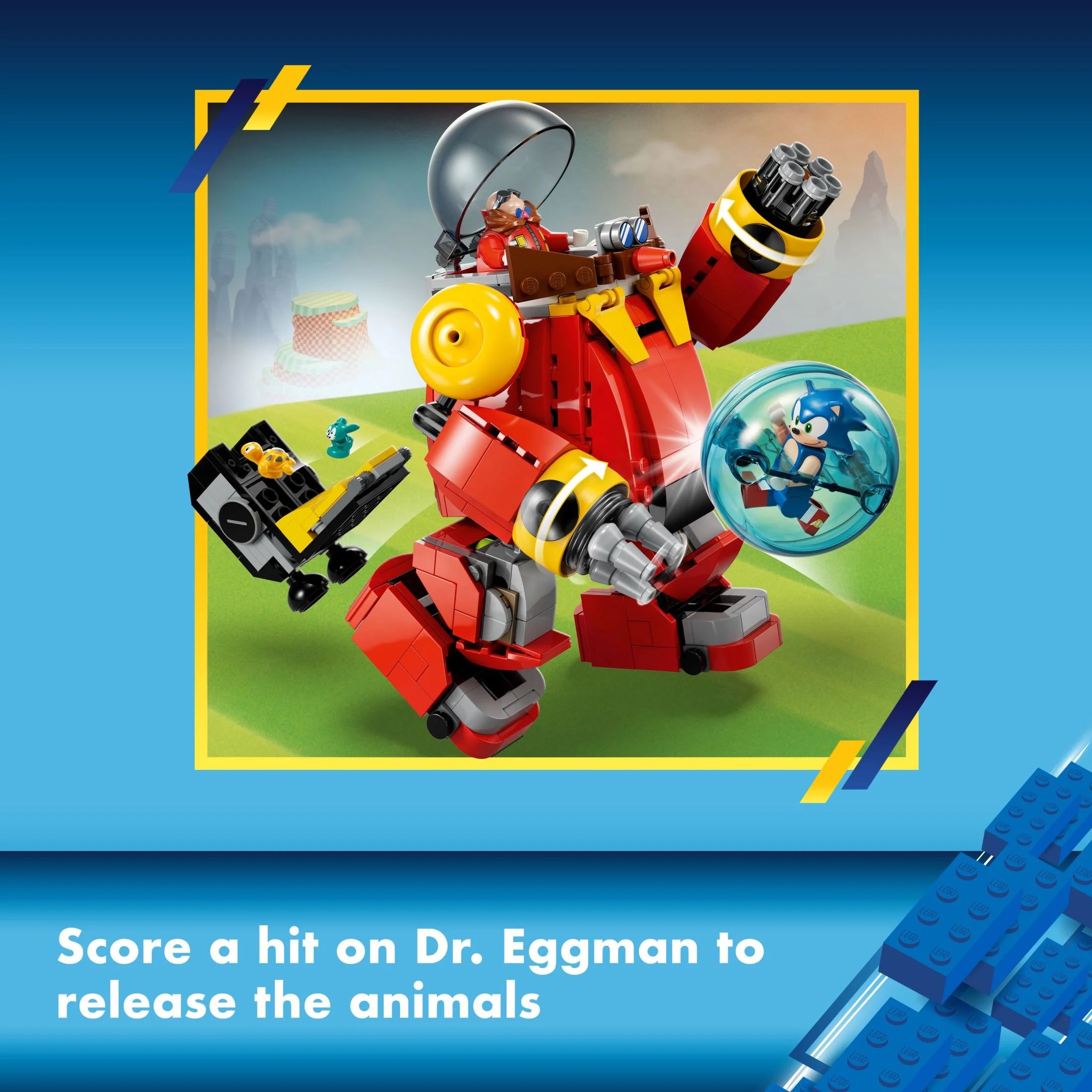 LEGO Sonic the Hedgehog Sonic vs. Dr. Eggman's Death Egg Robot 76993 Building Toy M52225