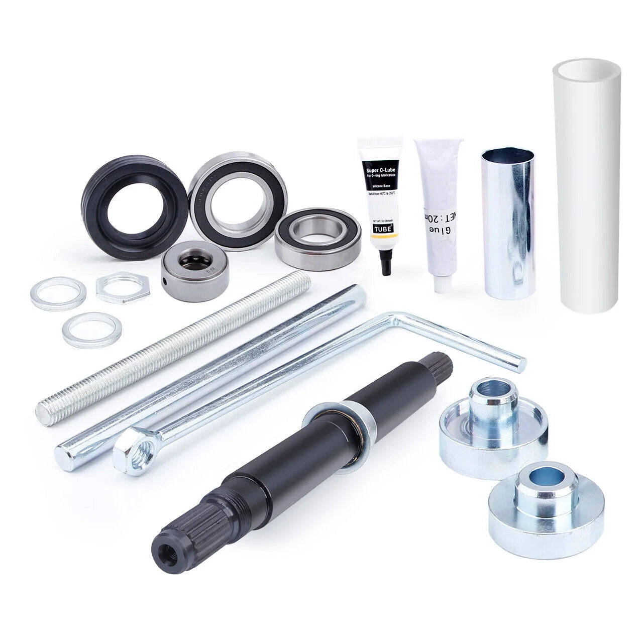 Washer Bearing Kit  W10435302 W10447783 Replacement for Whirlpool Kenmore Cabrio and Maytag