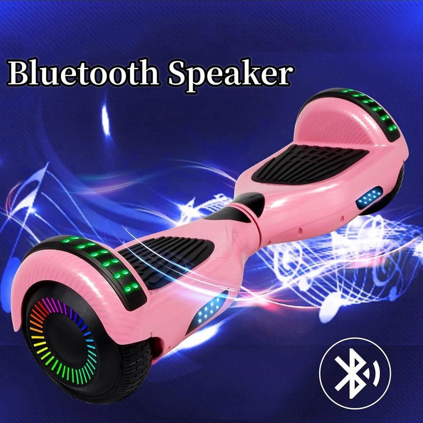 LIEAGLE Hoverboard with Seat Attachment, 6.5 inch Self Balancing Scooter S62540