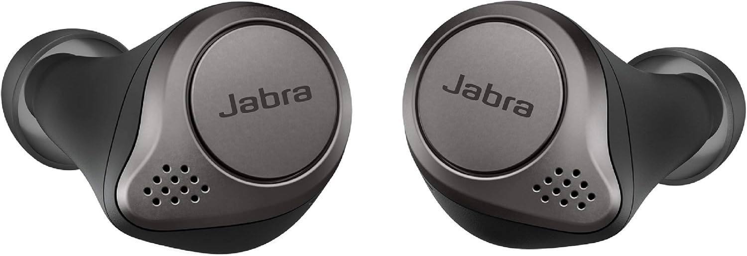 Jabra Elite 85t True Wireless Bluetooth Earbuds, Gold Beige, with Charging Case C224907