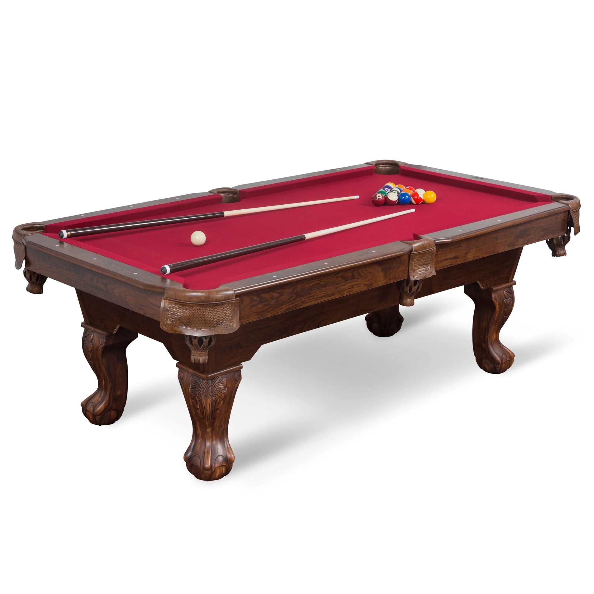 Classic Sports Brighton 87 Billiard Pool Table in Tan