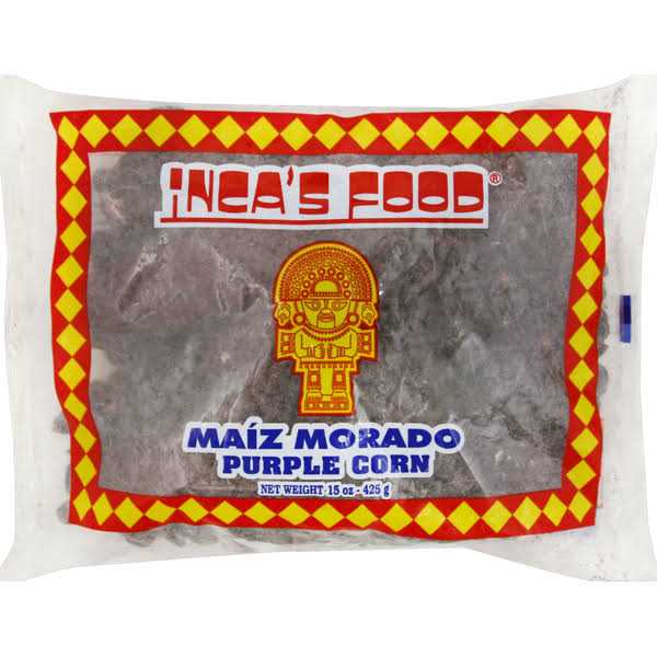 Incas Food Maiz Morado Purple Corn Cob
