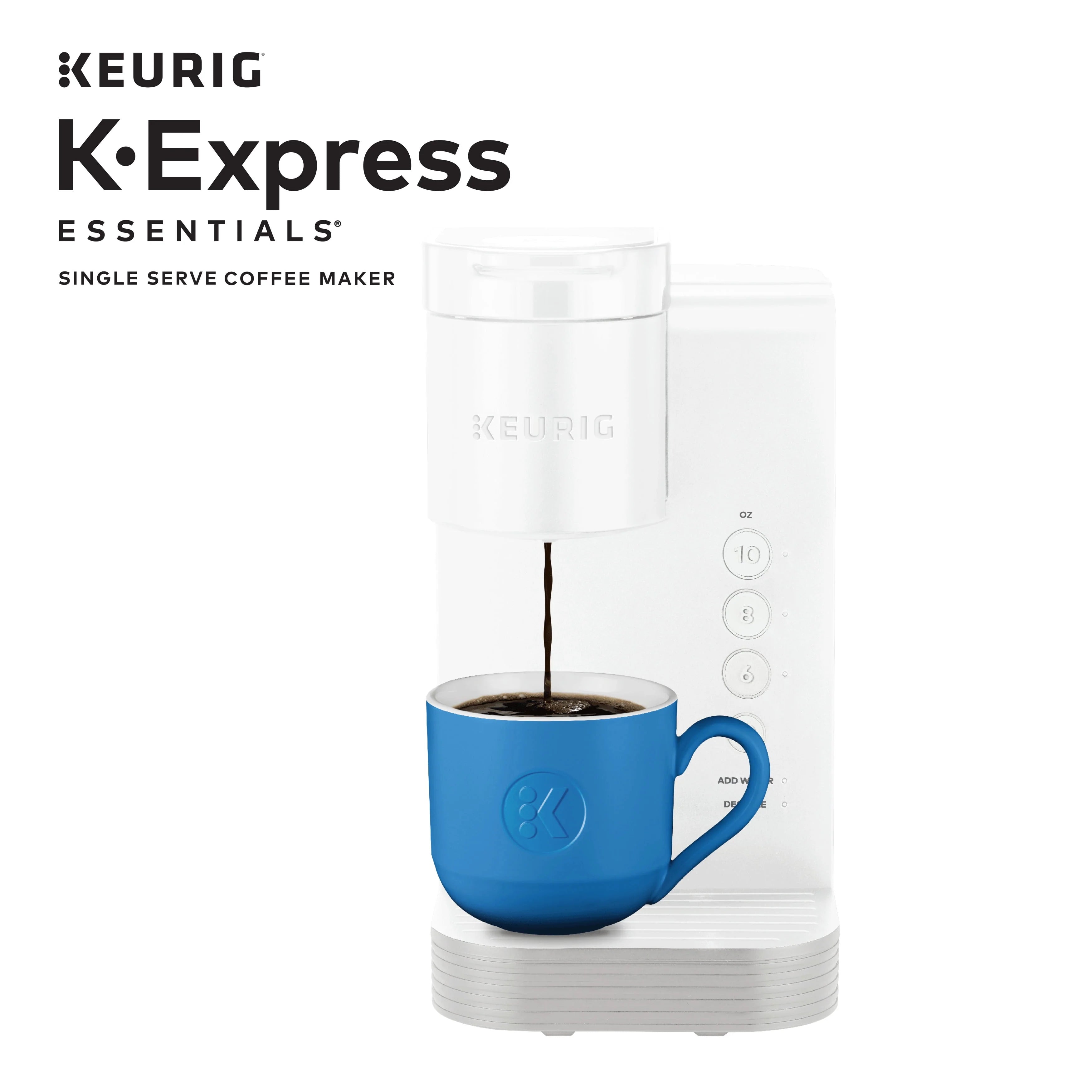 Keurig K-Express Essentials Single Serve K-Cup Pod Coffee Maker, Black L838940
