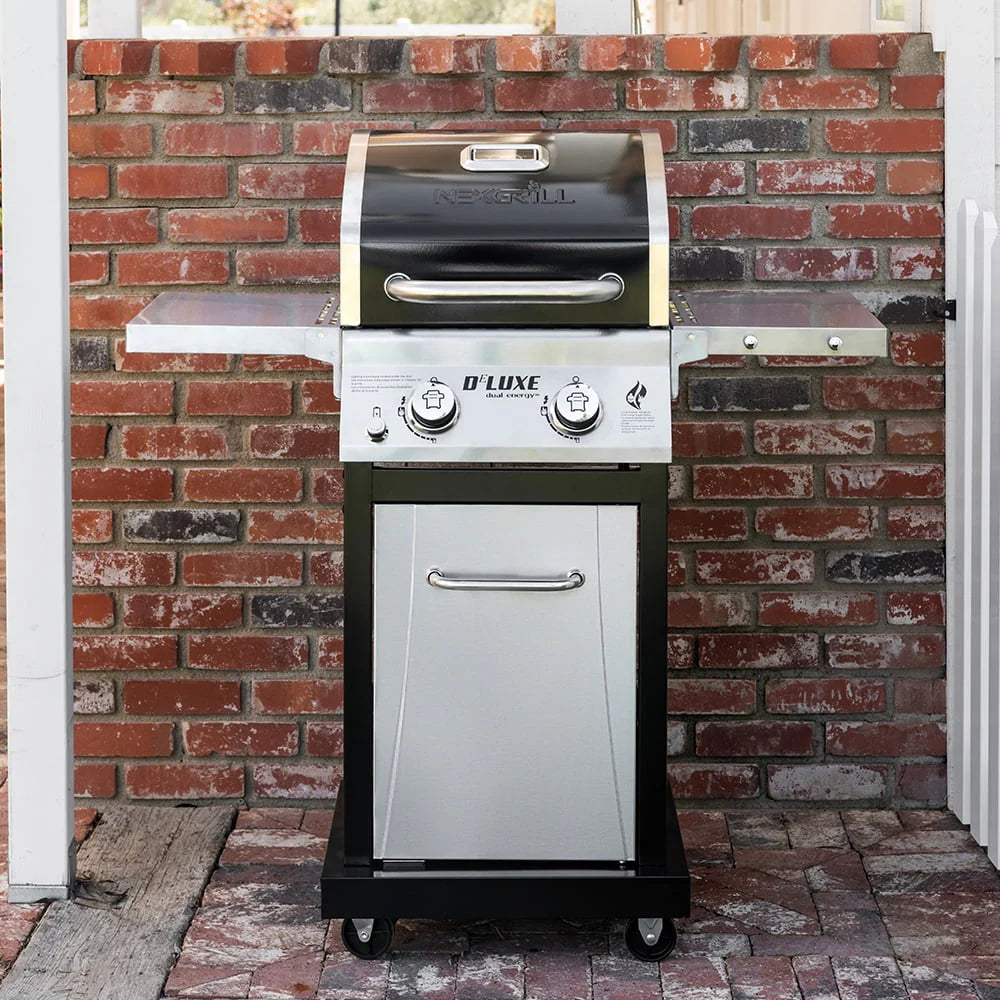 Nexgrill Deluxe 2-Burner Propane Gas Grill with Foldable Shelves L452