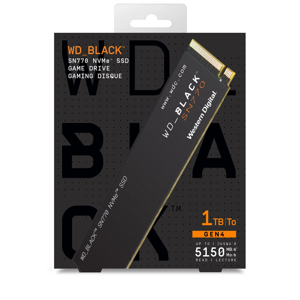 WD_BLACK 2TB SN770 NVMe PCIe 4.0 M.2 Internal SSD E6528