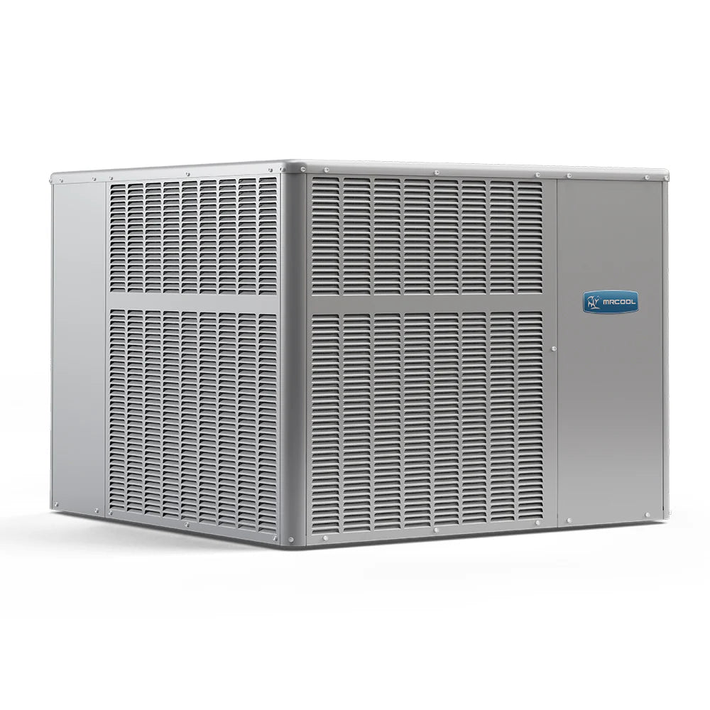 MRCOOL 2 Ton 14 SEER Horizontal or Down Flow Package Air Conditioner and Gas, MPG24S054M414A