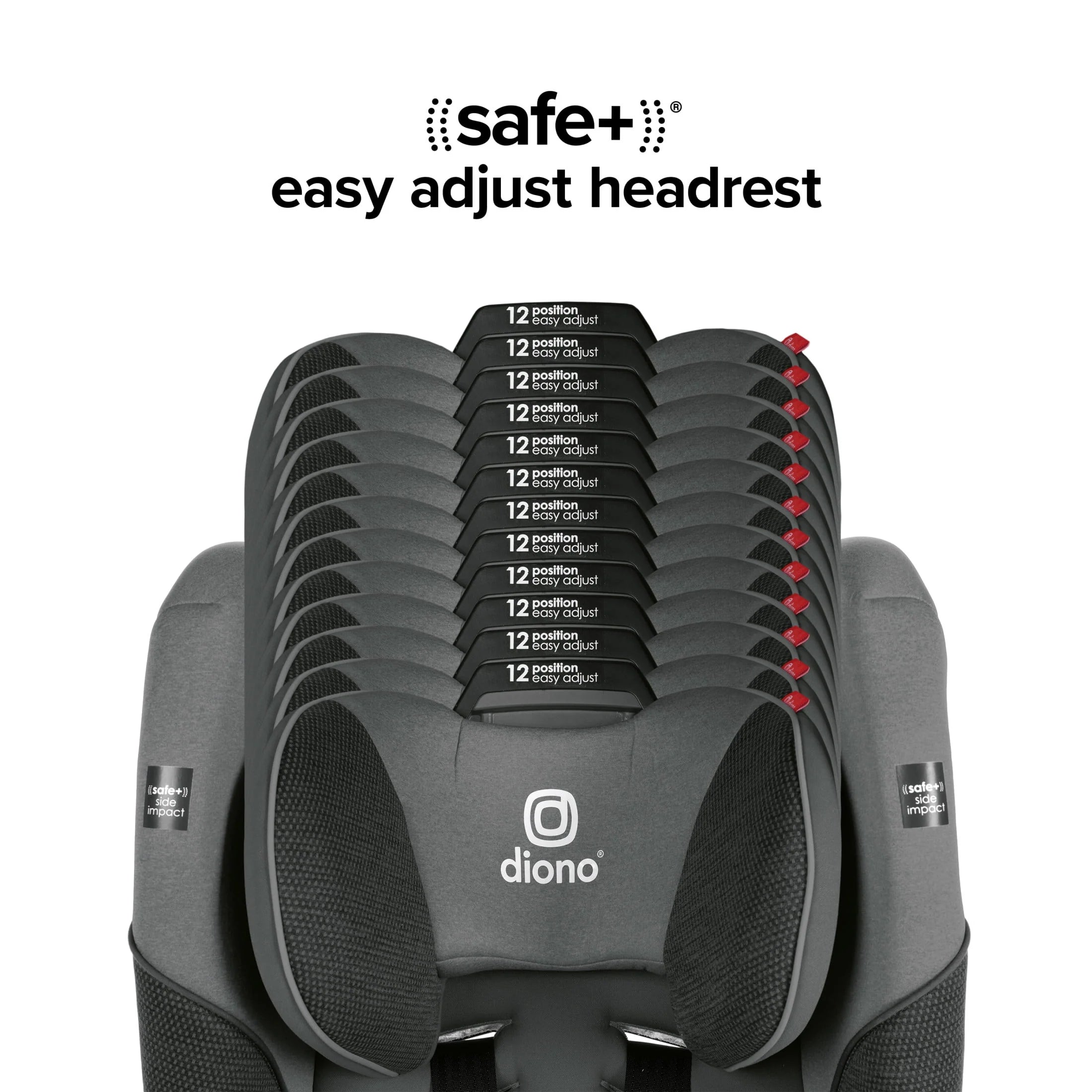 Diono Radian 3QXT SafePlus All-in-One Convertible Car Seat, Red B871