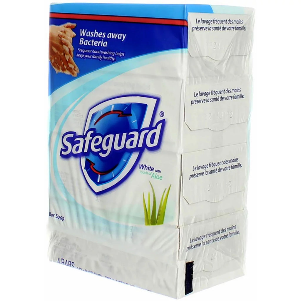 Safeguard Antibacterial Deodorant Bar Soap with Aloe, 4 Oz, 6 Pack O6286