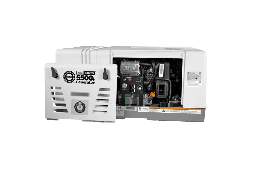 RVMP Flex Power 5500i 5500W Dual-Fuel Installed RV Generator U7151