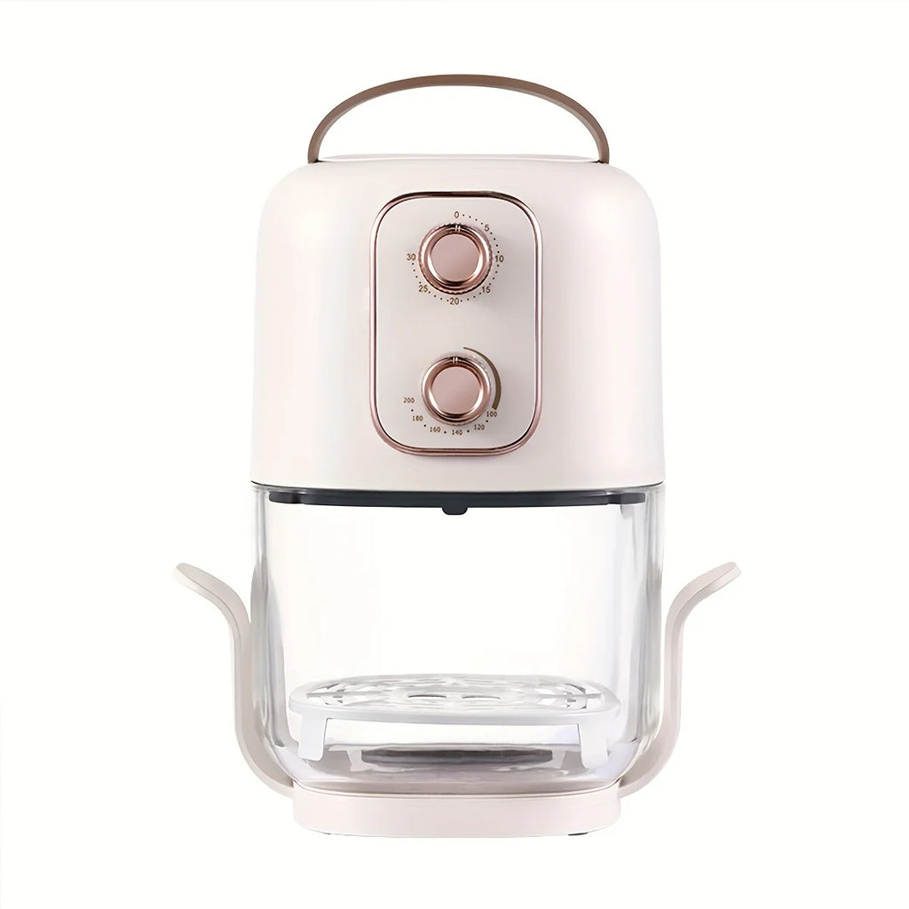 Air Fryer  2.4-quart 7-in-1 Air Fryer  Multi-function Visual Air Fryer  Quick And Easy Cooking Range  Home Electric Fryer  Kitchen Appliances 680W