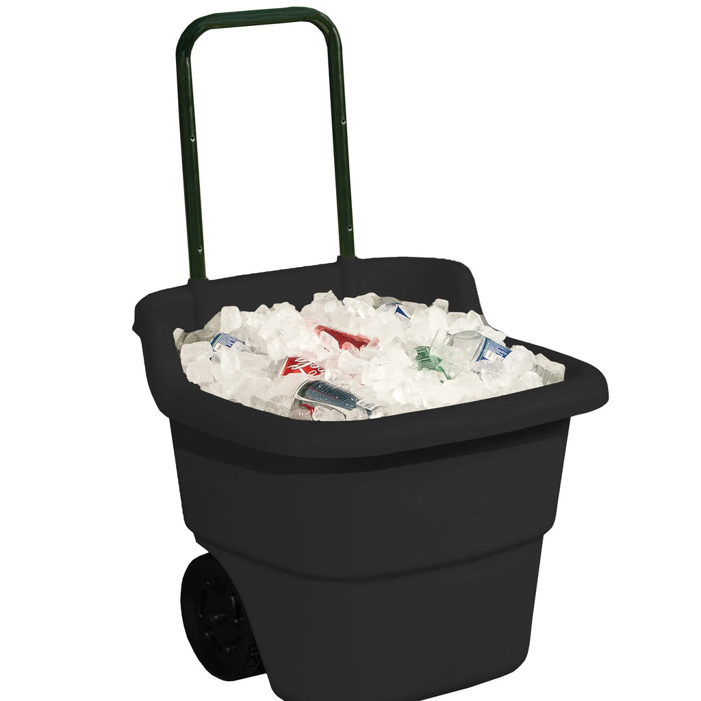 Suncast 15 Gallon Resin Rolling Lawn and Utility Cart A441882