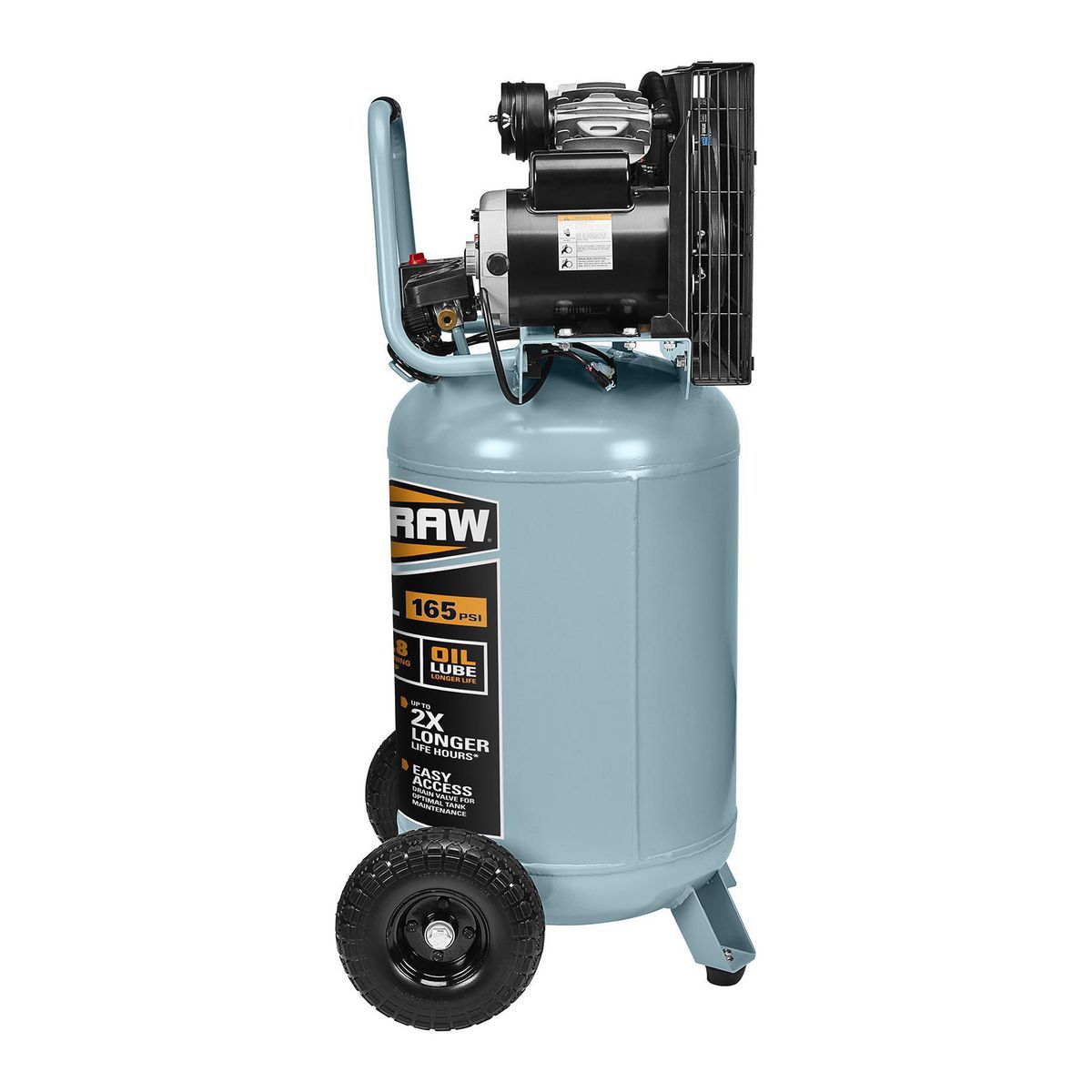 MCGRAW 29 Gallon 165 PSI Oil-Lube Belt Drive Air Compressor J361601