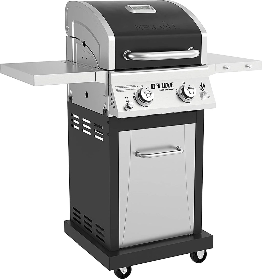 Nexgrill Deluxe 2-Burner Propane Gas Grill with Foldable Shelves L452