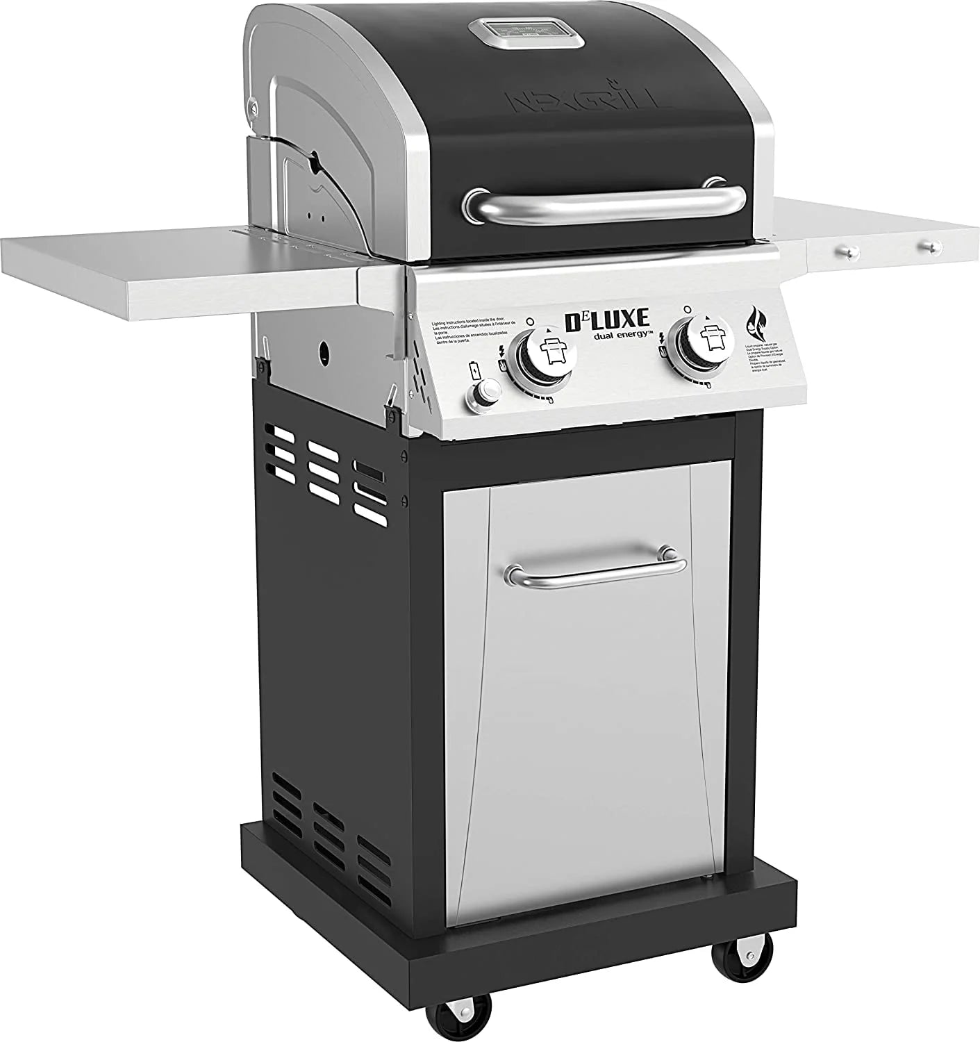 Nexgrill Deluxe 2-Burner Propane Gas Grill with Foldable Shelves L452