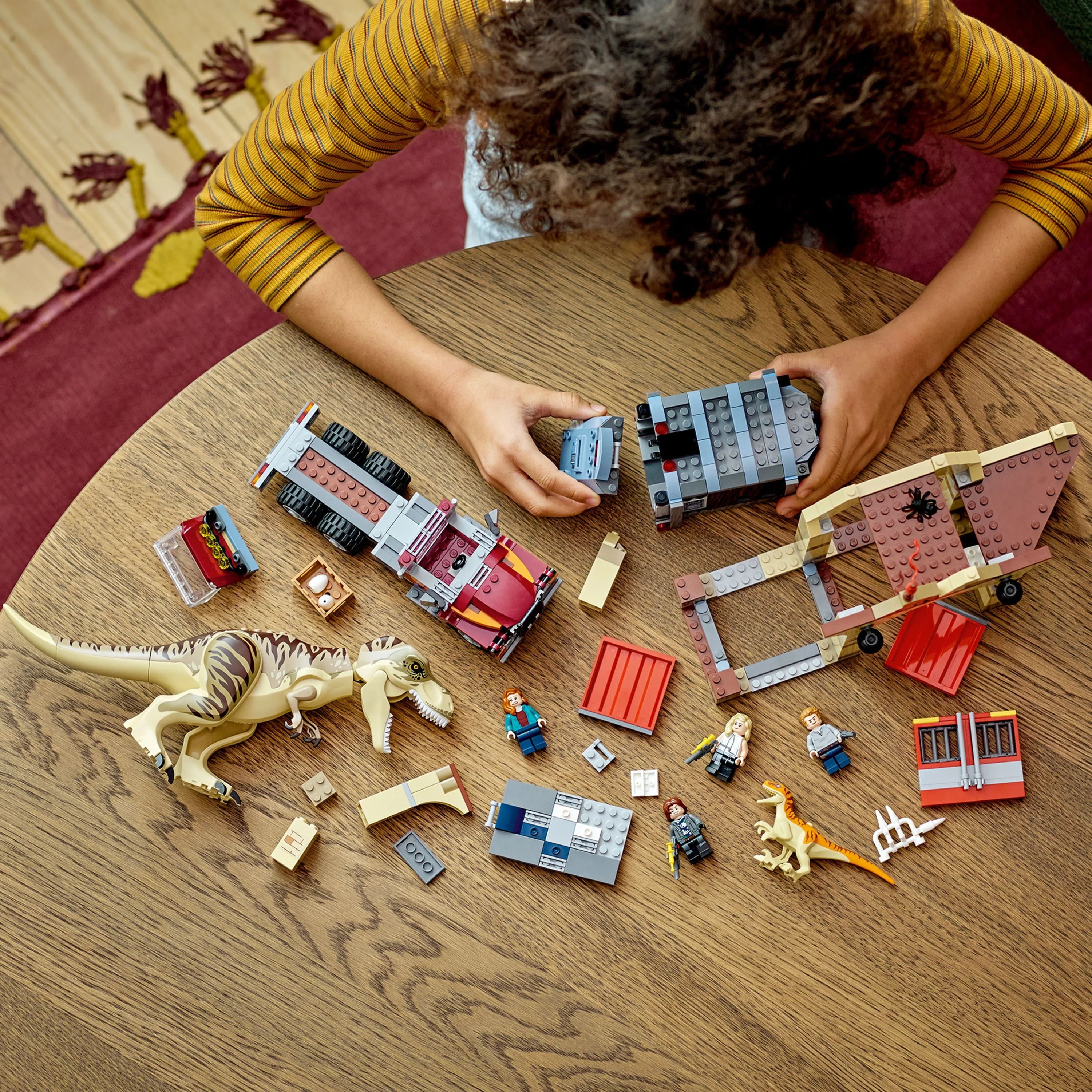 LEGO Jurassic World T. rex & Atrociraptor Dinosaur Breakout 76948 Toy for Kids Ages 8+ H45927