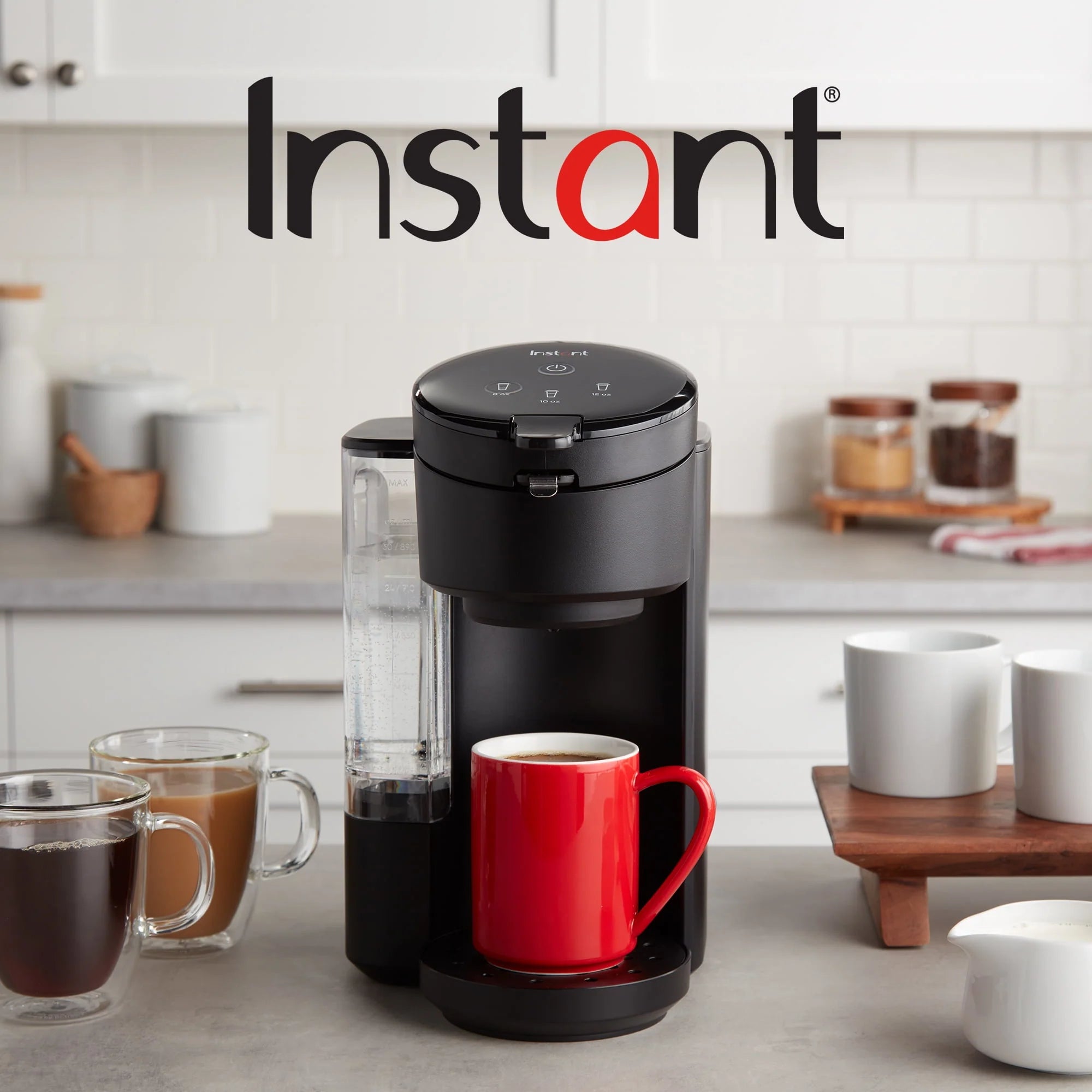 Instant Solo Café 2-in-1 Single Serve Coffee Maker, Black C46735