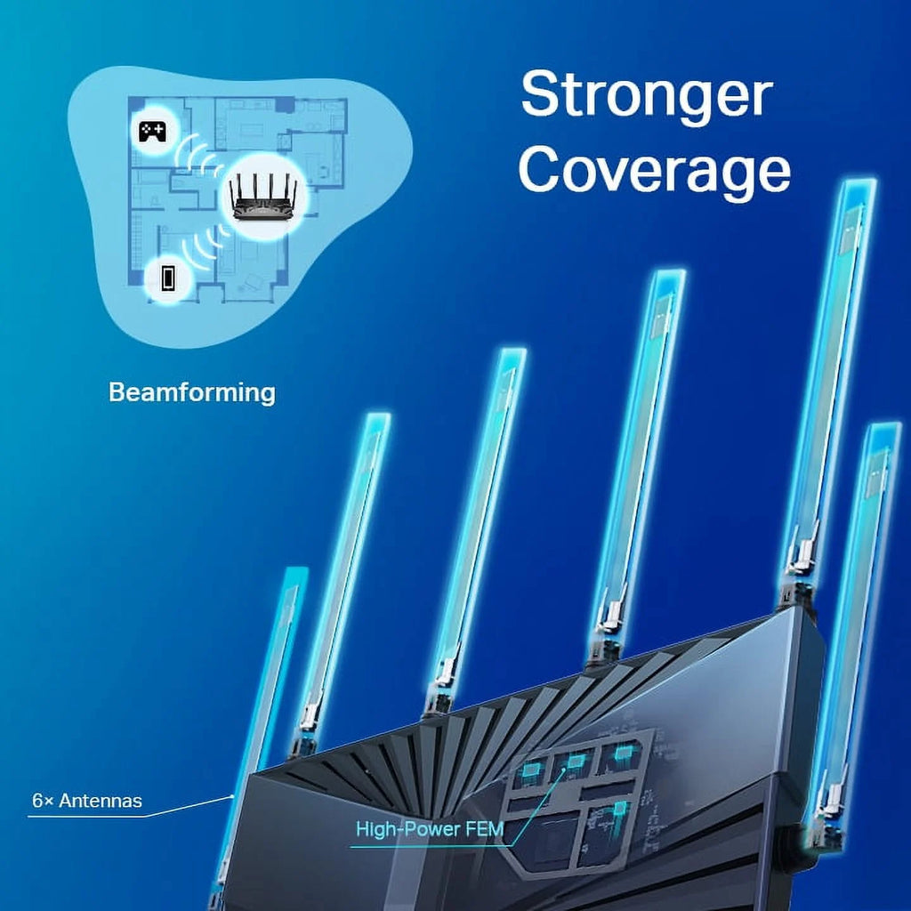 TP-Link Archer AX4400 Dual-Band WiFi 6 Router T2497