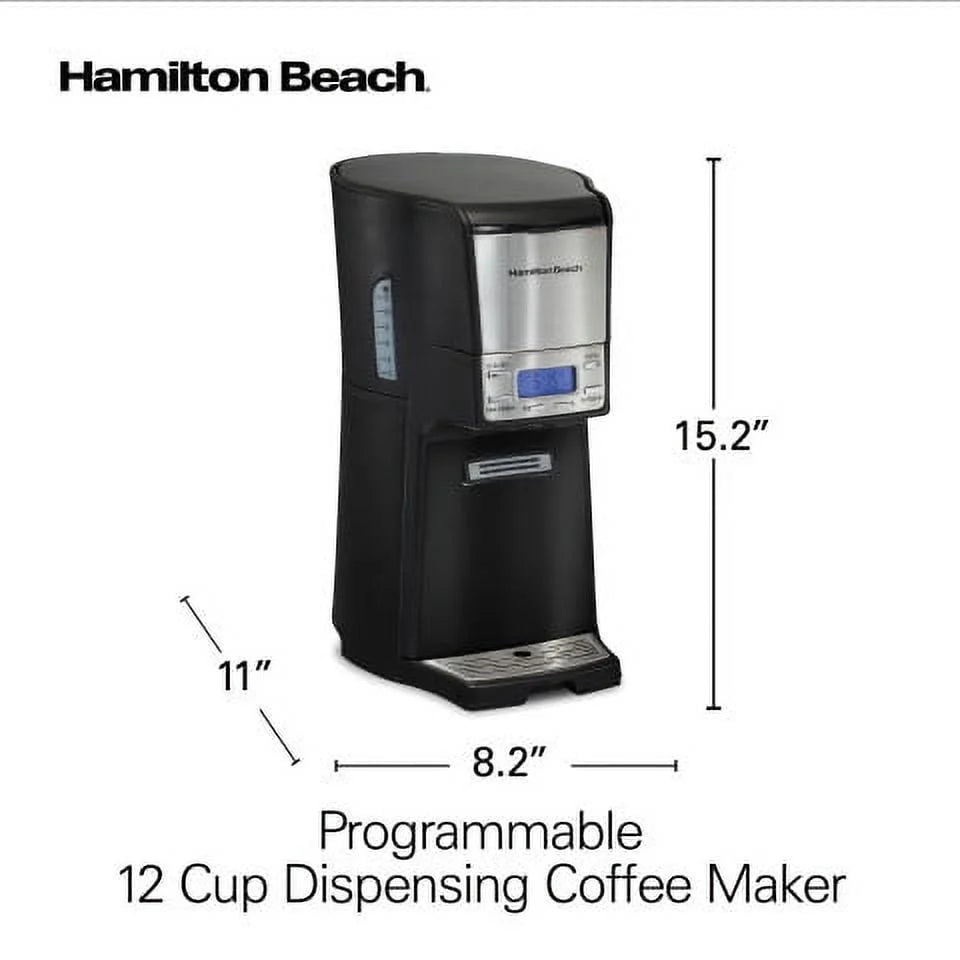 Hamilton Beach BrewStation Summit 12-Cup Coffeemaker, Stainless Steel I7288