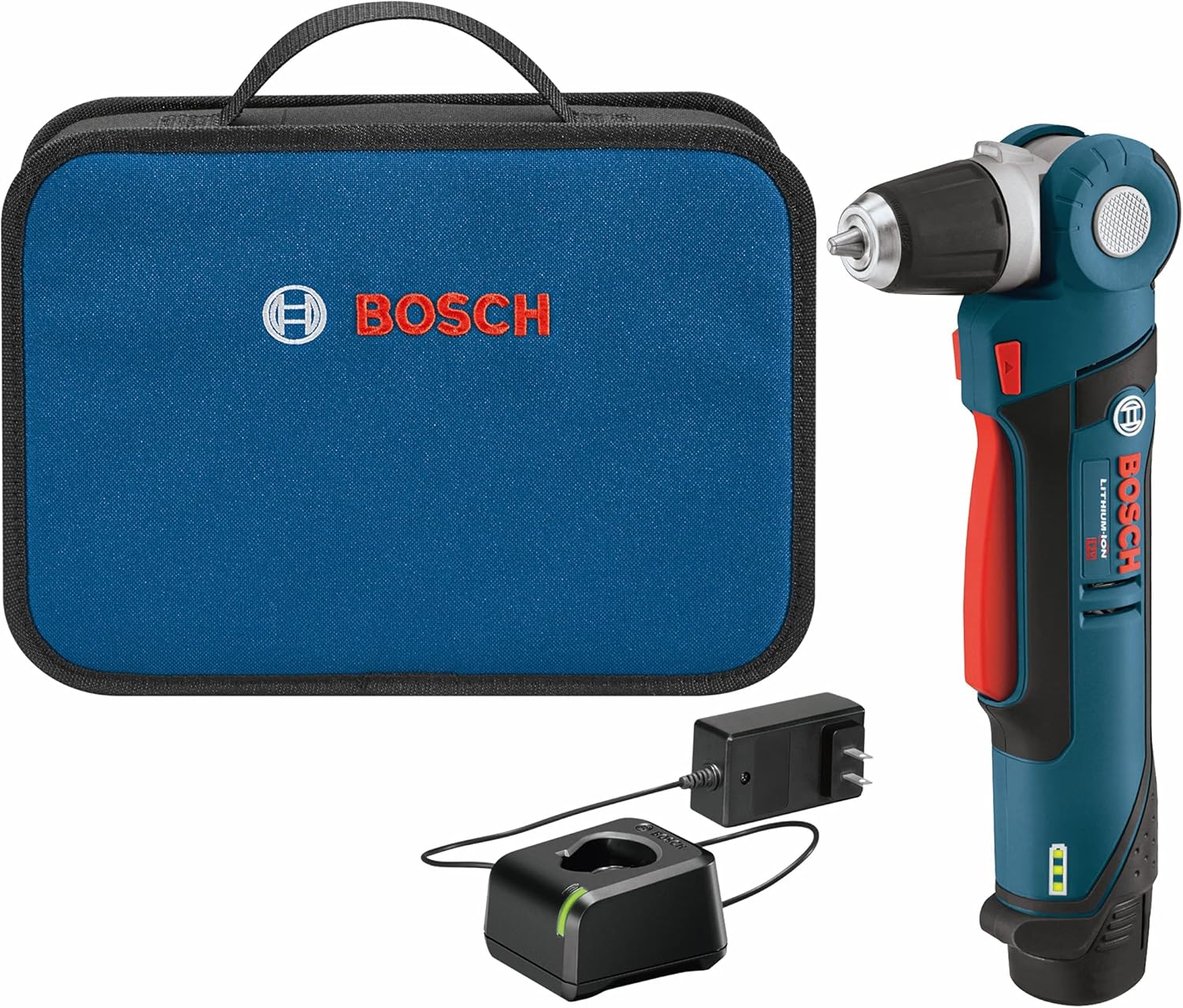 BOSCH PS11-102 12V Max 3/8-Inch Right Angle Drill/Driver Kit with Battery and Charger Z546861