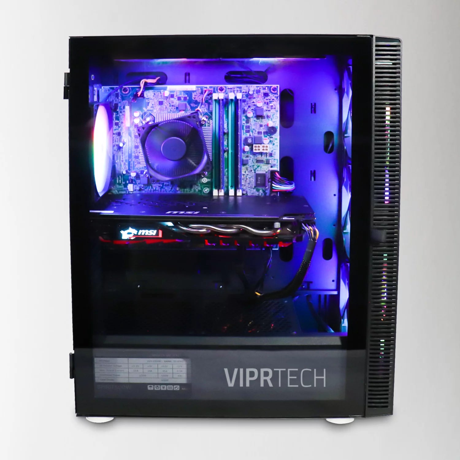 ViprTech.com Gaming PC Desktop - Intel i5, RX 580 8GB, 16GB RAM, 1TB, VR Ready P9537