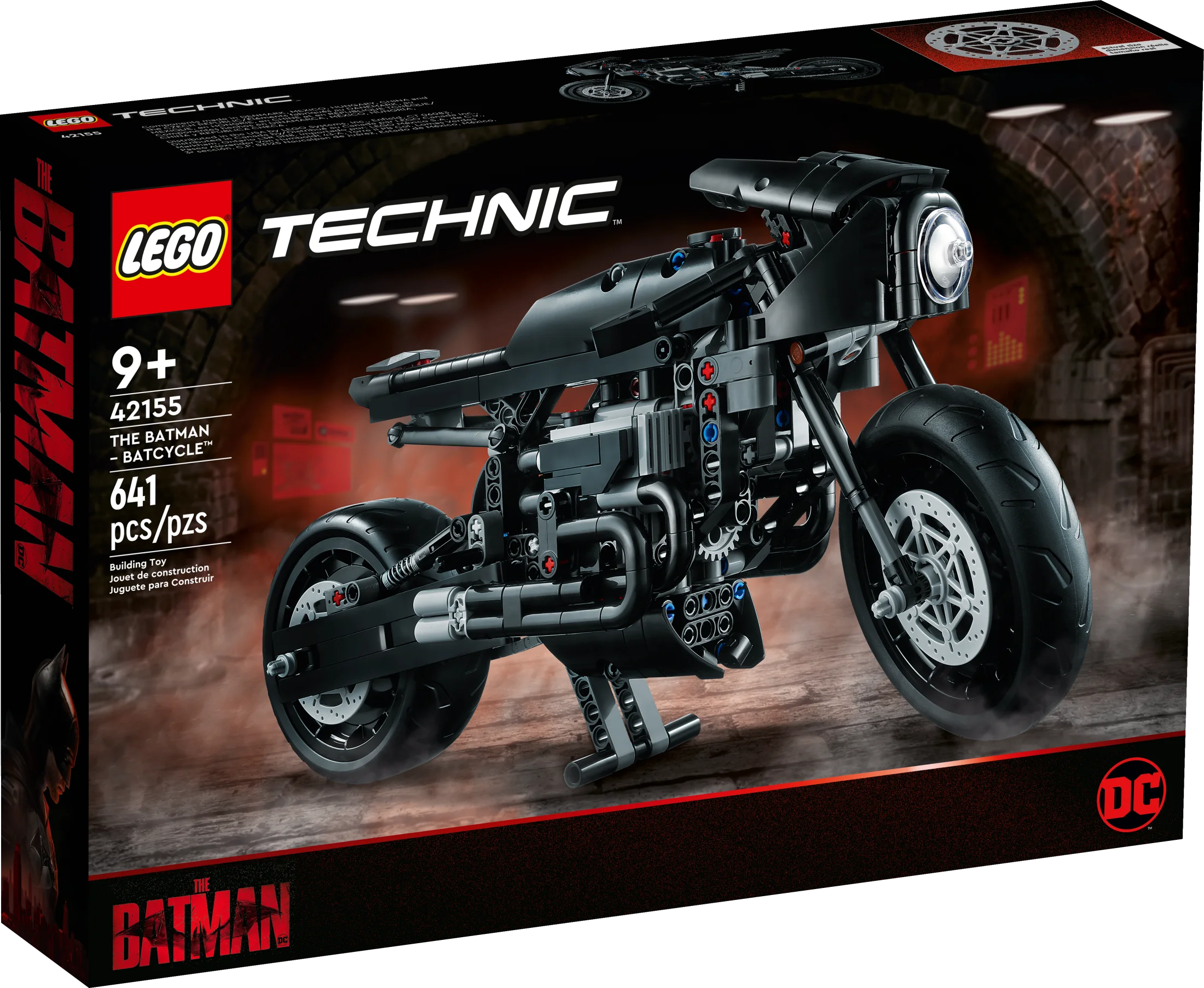 LEGO Technic THE BATMAN BATCYCLE Set 42155 Building Kit W69390