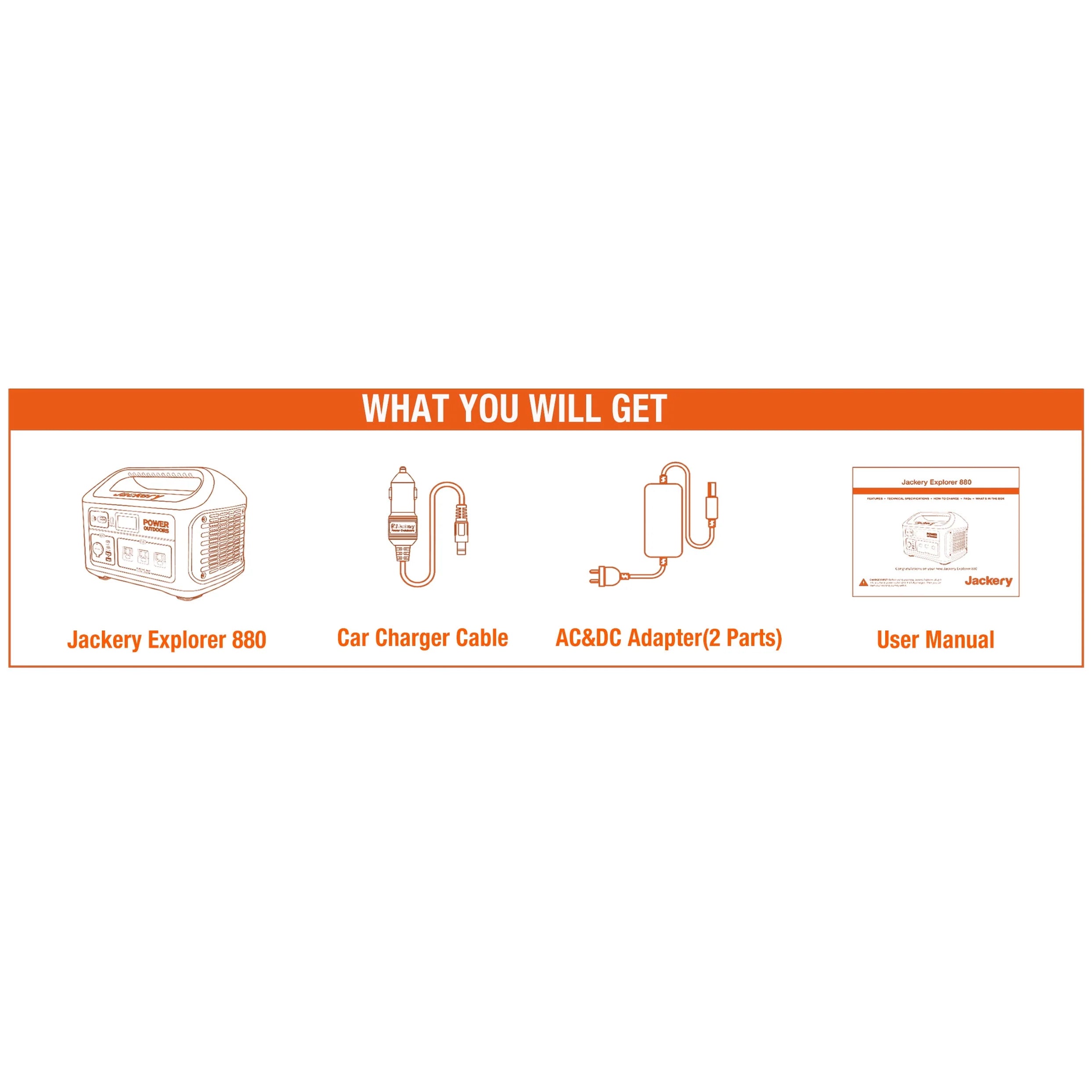 Jackery Explorer 880 Portable Power Station A5324