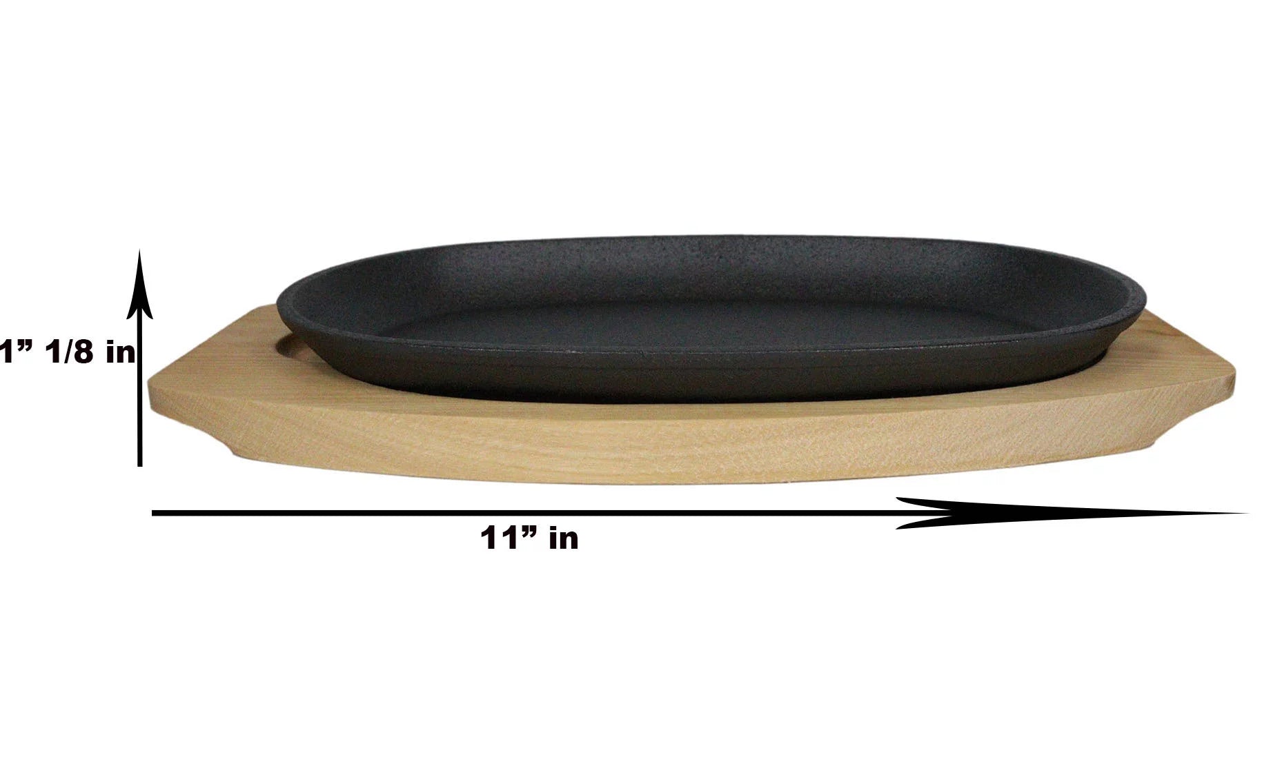 Cast Iron Fajita Skillet Set with Base O46349