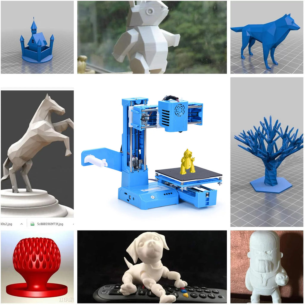 Easythreed K9 Mini 3D Printer for Kids and Beginners, 100x100x100mm A677