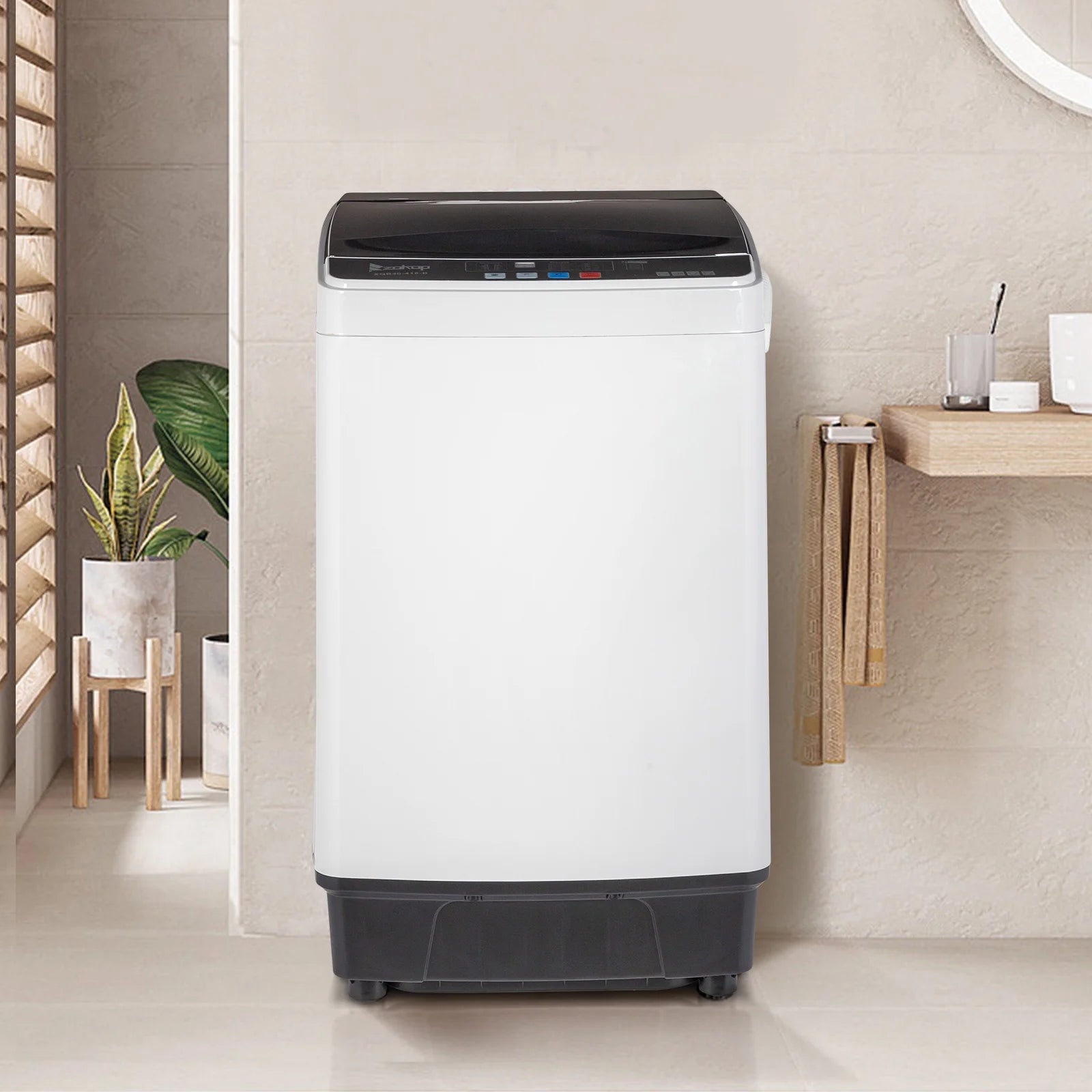 Portable Top Load Washing Machine with Drain Pump, 17.6 Lbs Capacity Y441616