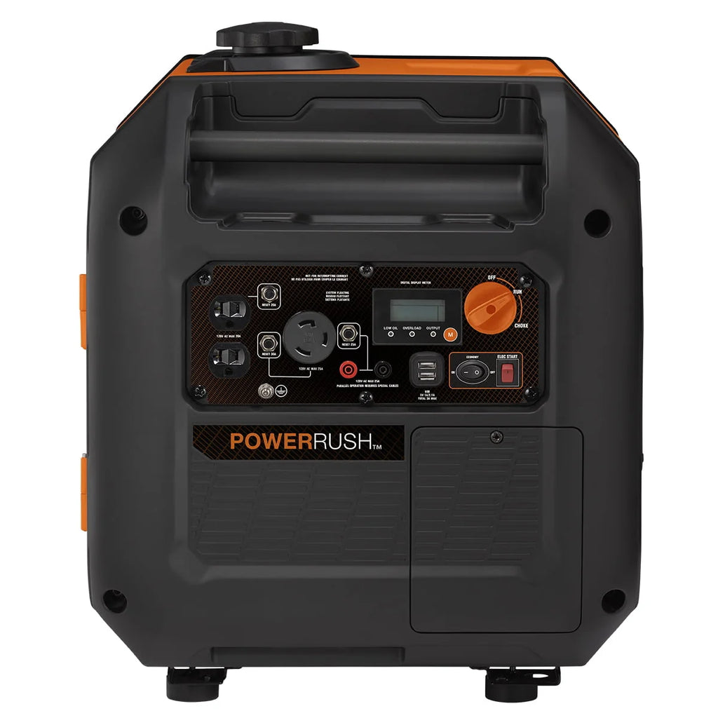 Generac IQ3500 3500-Watt Ultra-Quiet Portable Inverter Generator with PowerRush Technology I3171