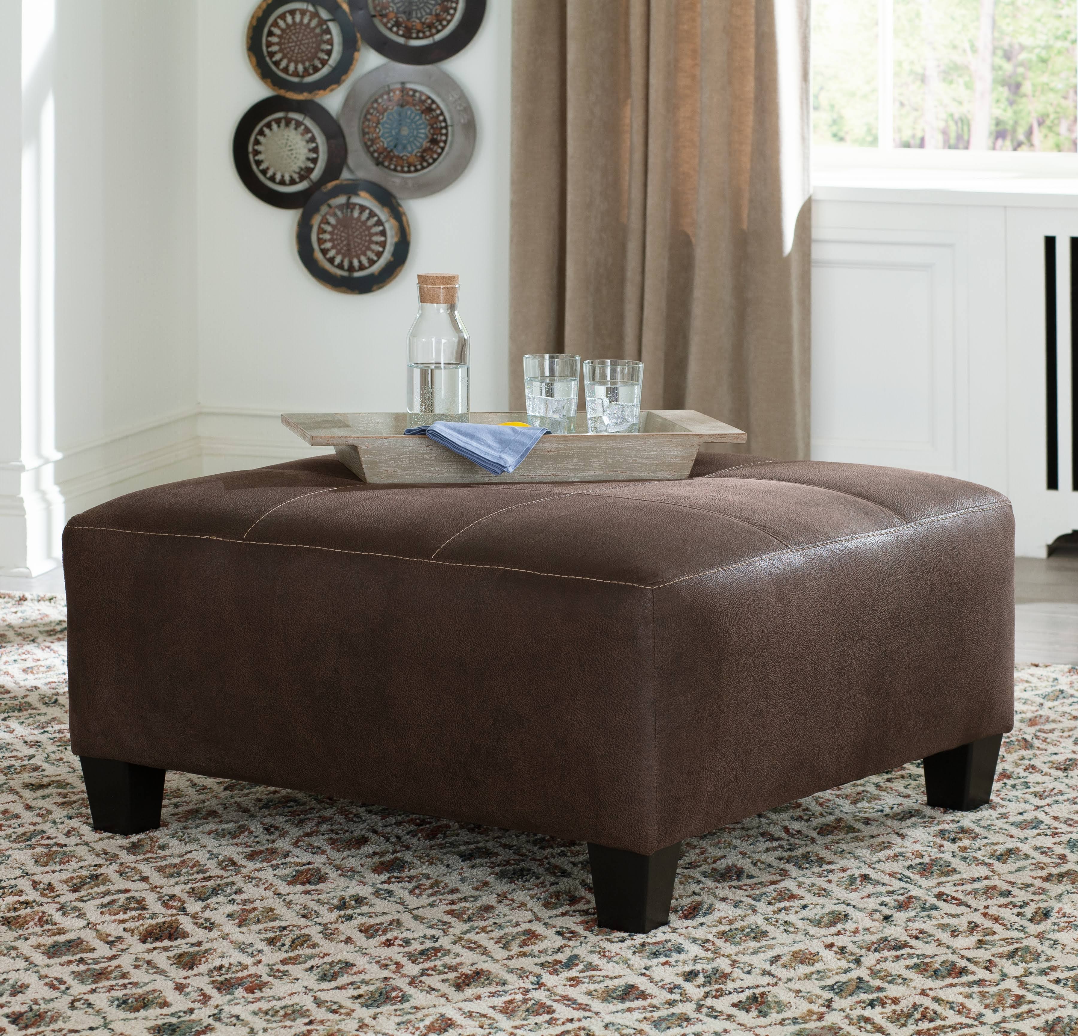 Ashley Navi Oversized Accent Ottoman U13765