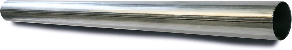 Stainless Steel Straight Exhaust Pipe 2.5" OD 5' Long, Pack of 2 J8414