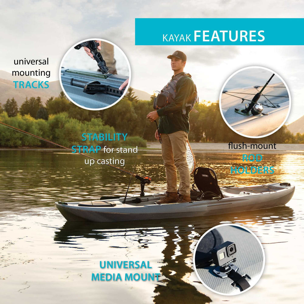 Lifetime Yukon Angler 116 Sit-on-Top Fishing Kayak J83340