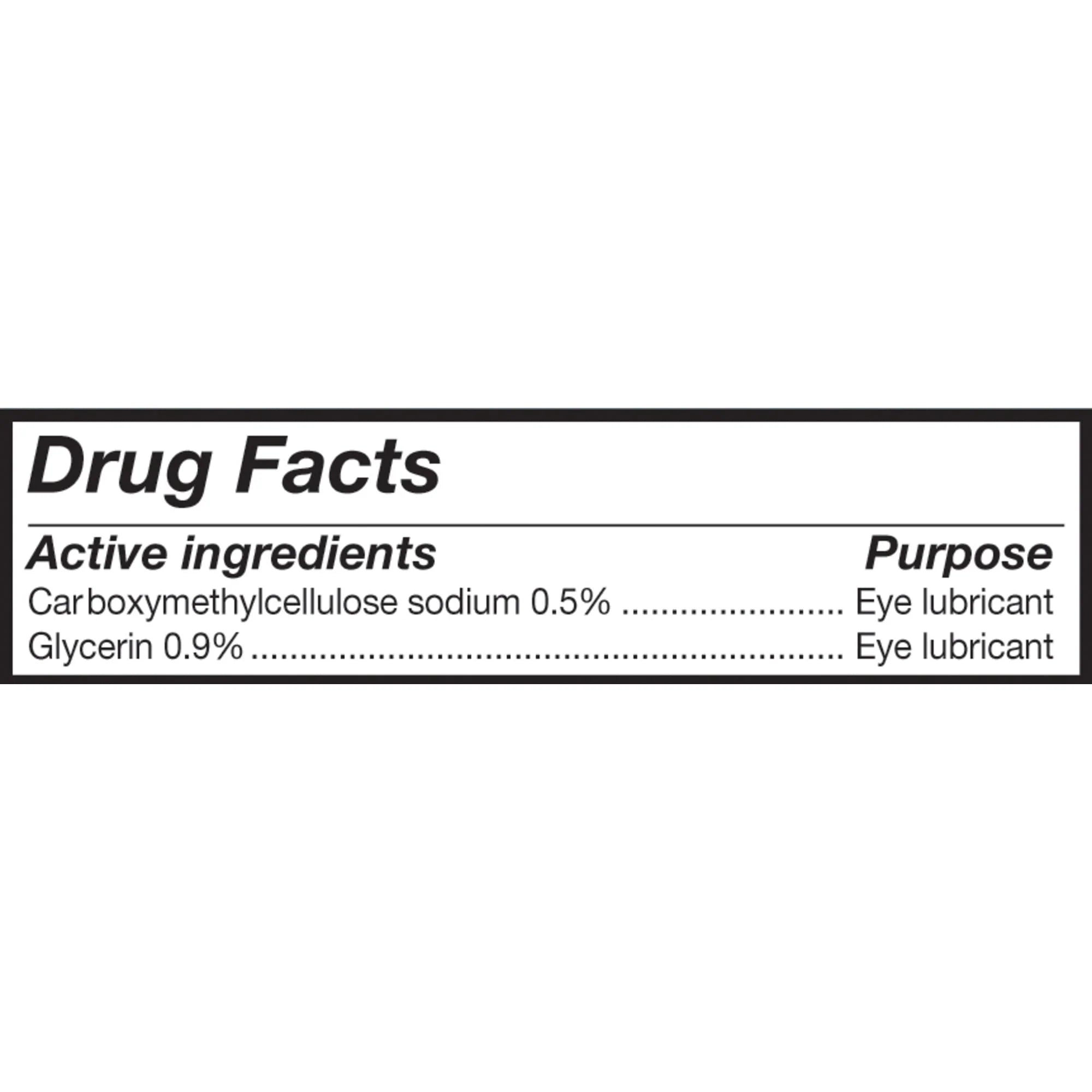 Refresh Optive Lubricant Eye Drops Preservative-Free, 0.4 ml, 60 Count Q788