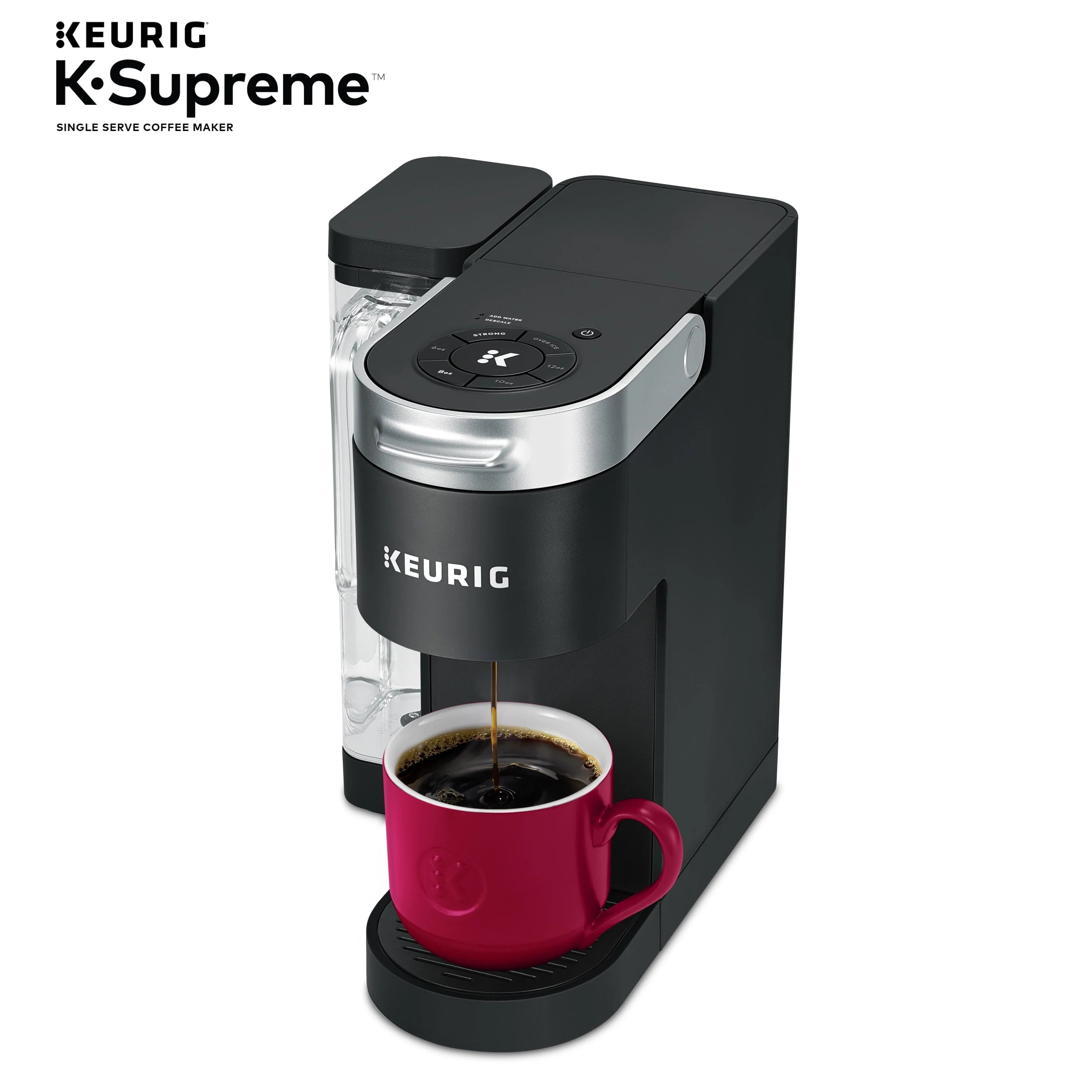 Keurig K-Supreme Single-Serve K-Cup Pod Coffee Maker, Black M388