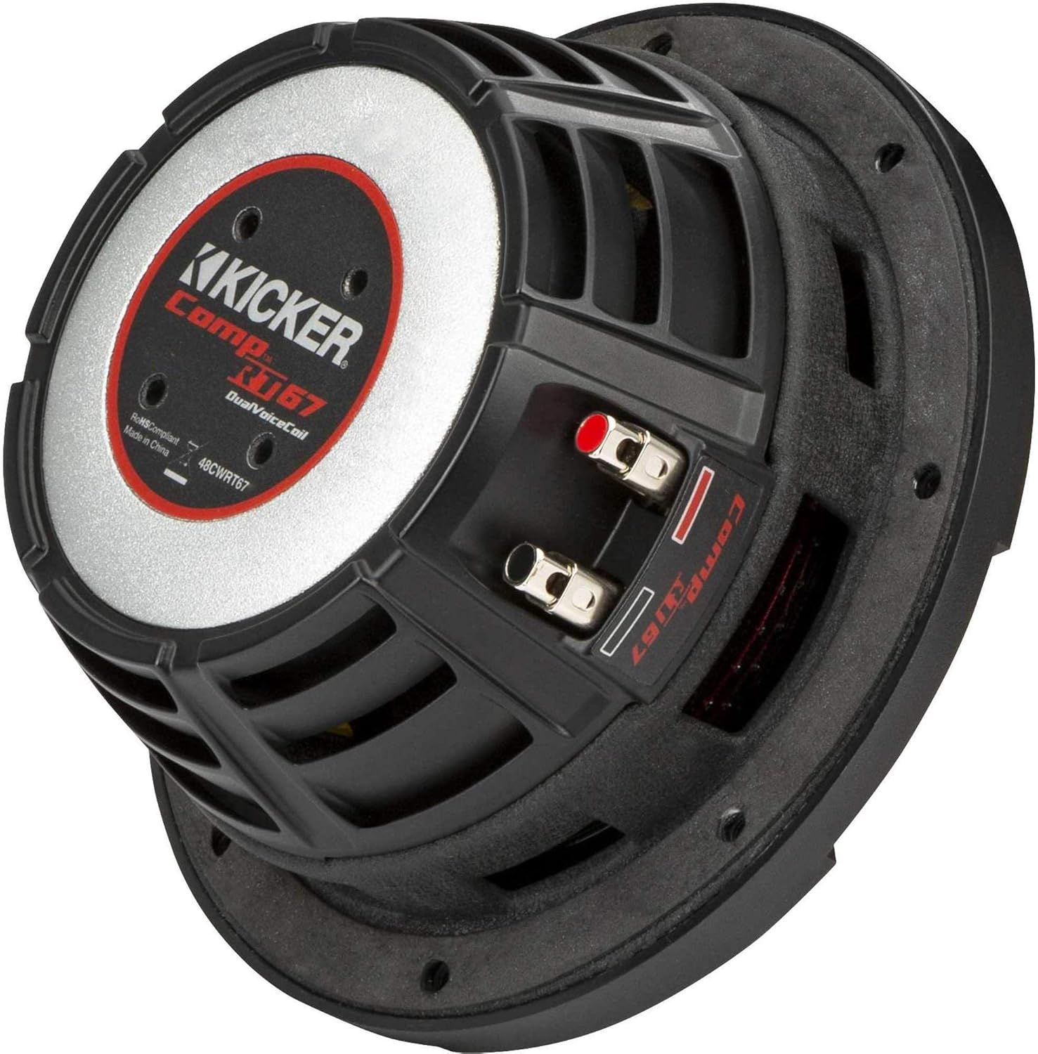 Kicker 48CWRT672 CompRT 6.75" Subwoofer DVC 2-ohm H798228