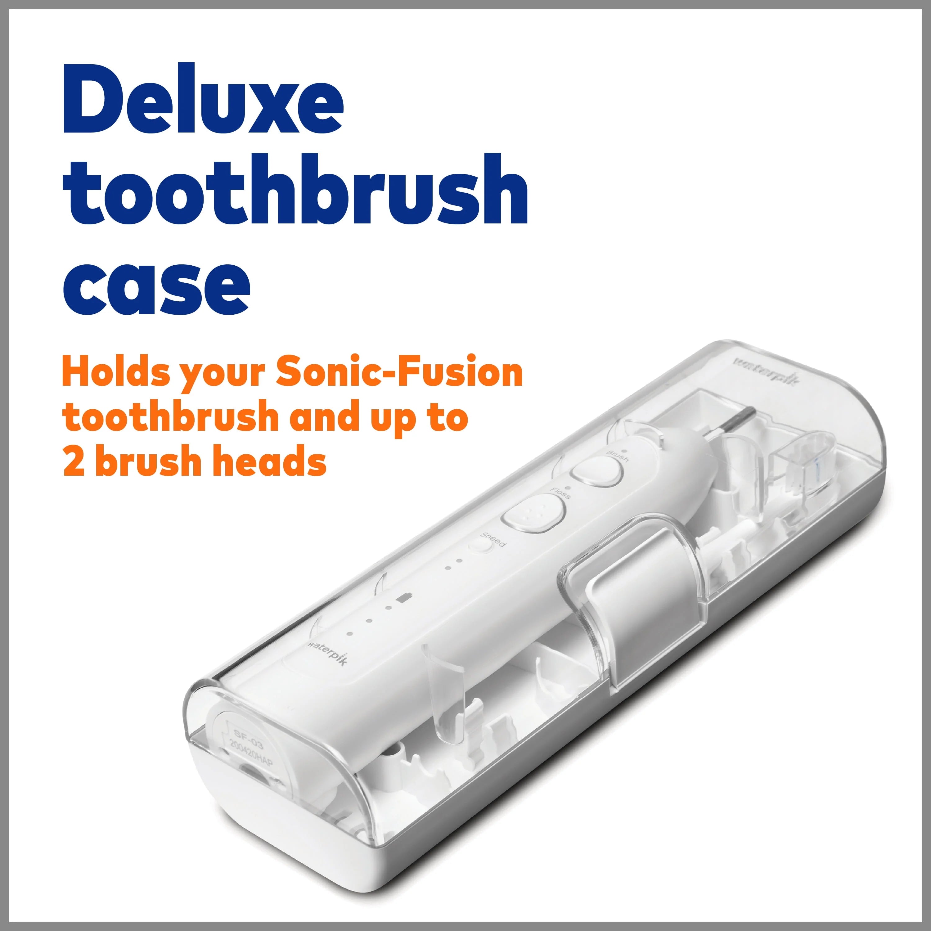 Waterpik Sonic-Fusion 2.0 Flossing Toothbrush, Electric Toothbrush & Water Flosser, White O257