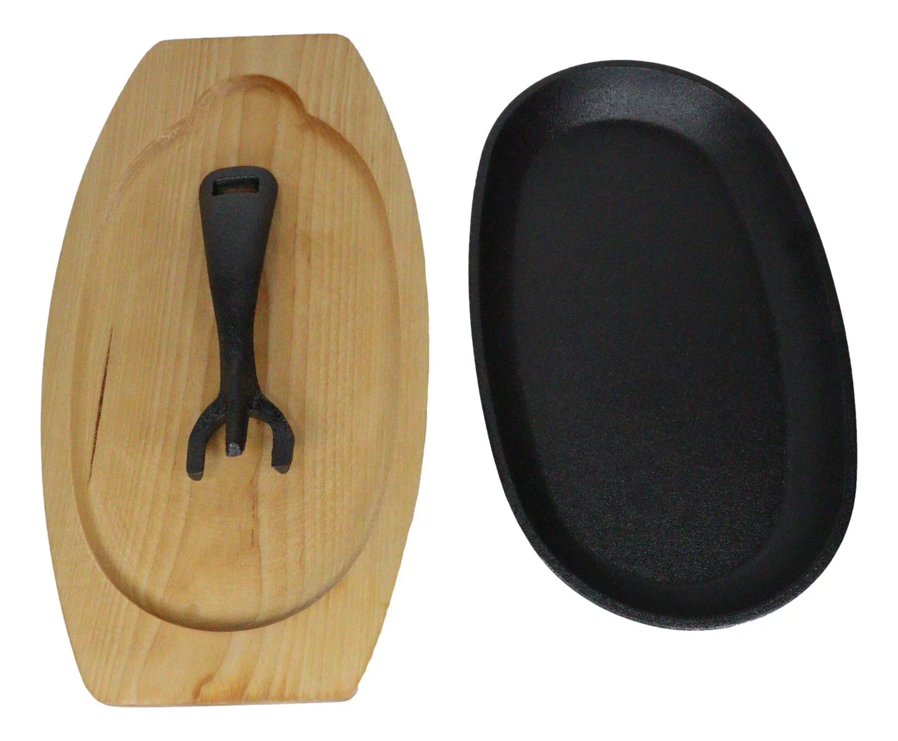 Cast Iron Fajita Skillet Set with Base O46349