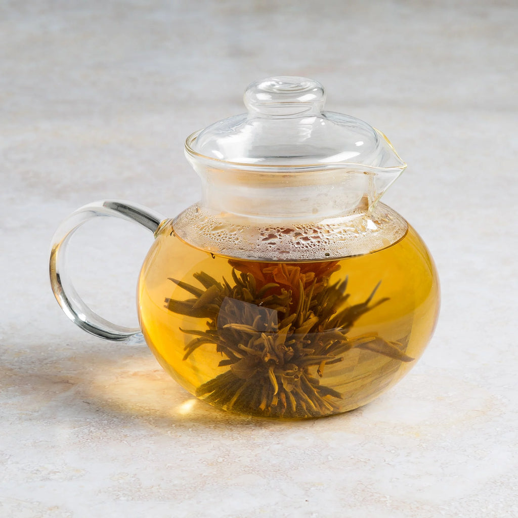 Primula Blossom Borosilicate Glass Teapot with Infuser, 40 oz G41401