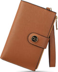 BOSTANTEN Womens Leather Wallets RFID Blocking Large Capacity Credit Cards Holder Phone Clutch
