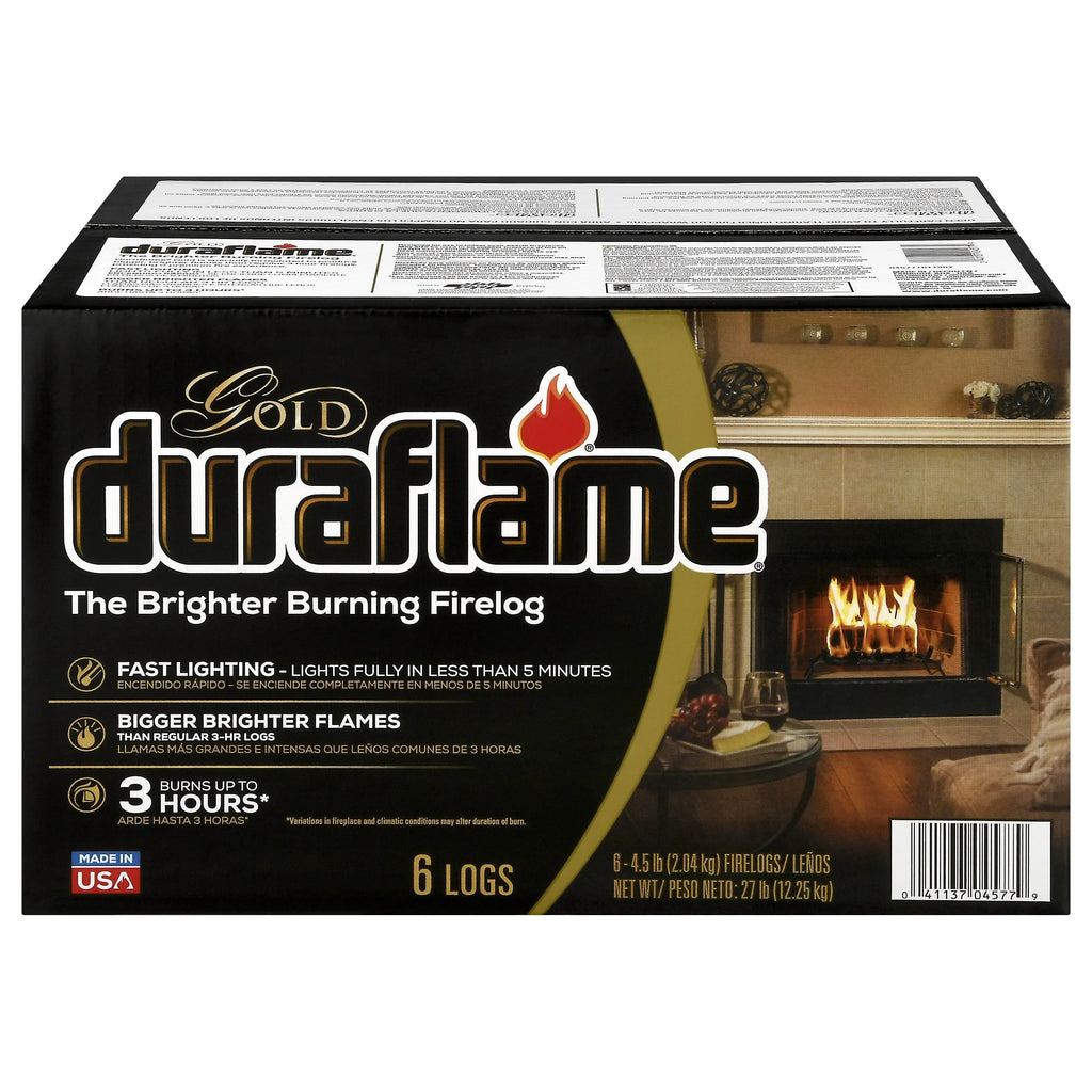 Duraflame Gold Ultra Premium Firelogs 4.5 lb, 6-Pack D540