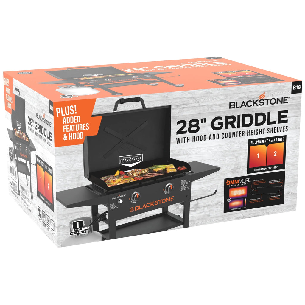 Blackstone 2-Burner 28" Propane Griddle with Hood N20657