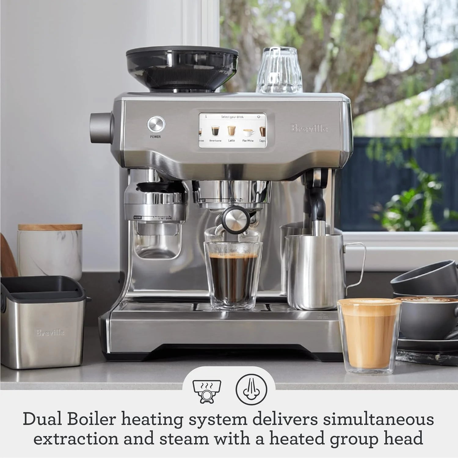 Breville Oracle Touch Espresso Machine, Damson Blue U833147