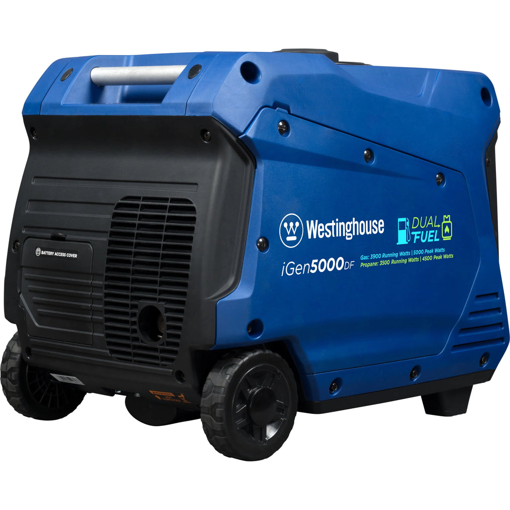 Westinghouse 5000 Watt Dual Fuel Portable Inverter Generator with RV Outlet Q6963