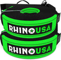 Rhino USA Recovery Tow Strap (3" x 30') Lab Tested 31,518lb Break Strength - Heavy Duty Offroad Straps with Triple Reinforced Loop Ends to Ensure Peace of Mind - Emergency 4x4 Off Road Towing Rope Pack of 2
