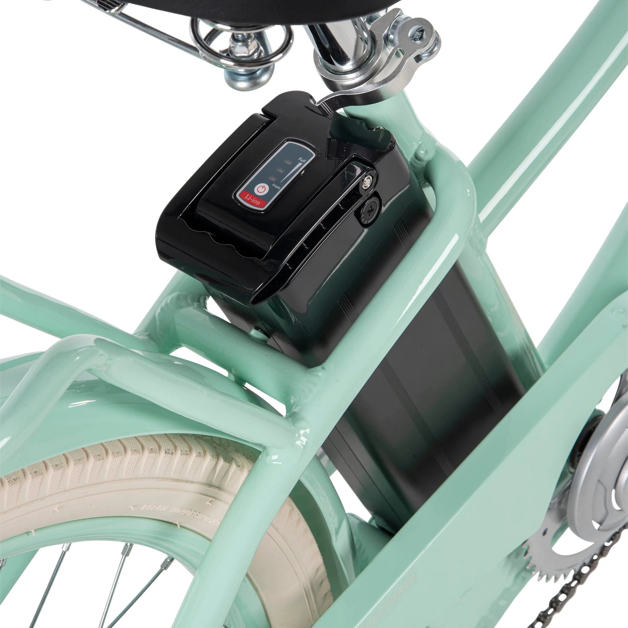 Huffy Nel Lusso 26-in 7-Spd Electric Cruiser Bike, Mint Green T5257
