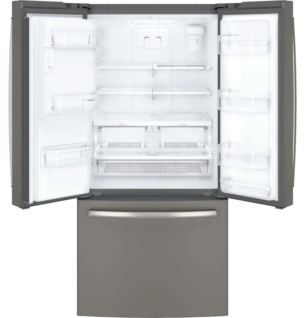 GE Slate GYE18JMLES 33" Counter Depth French Door Refrigerator R5665