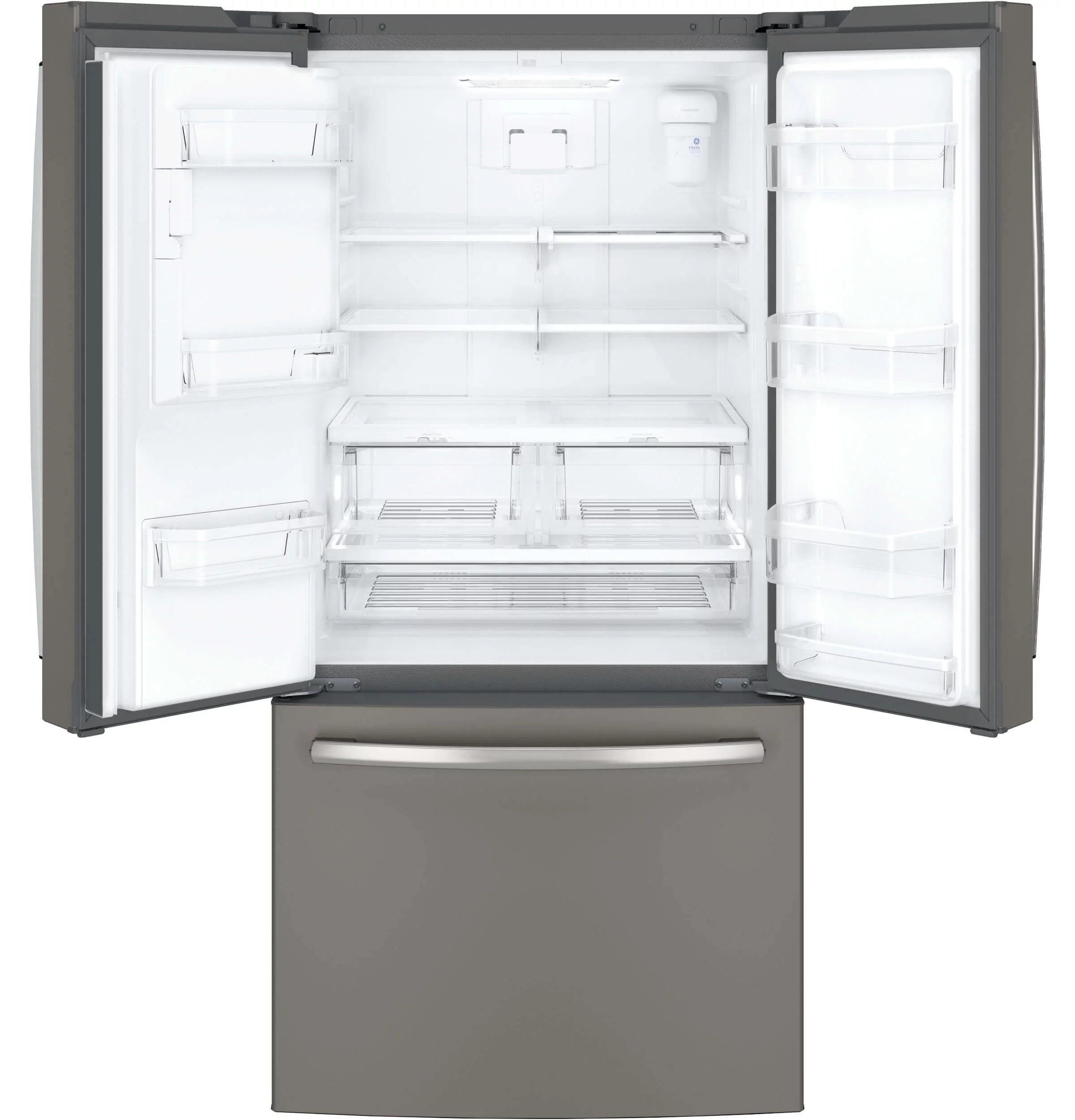 GE Slate GYE18JMLES 33" Counter Depth French Door Refrigerator R5665