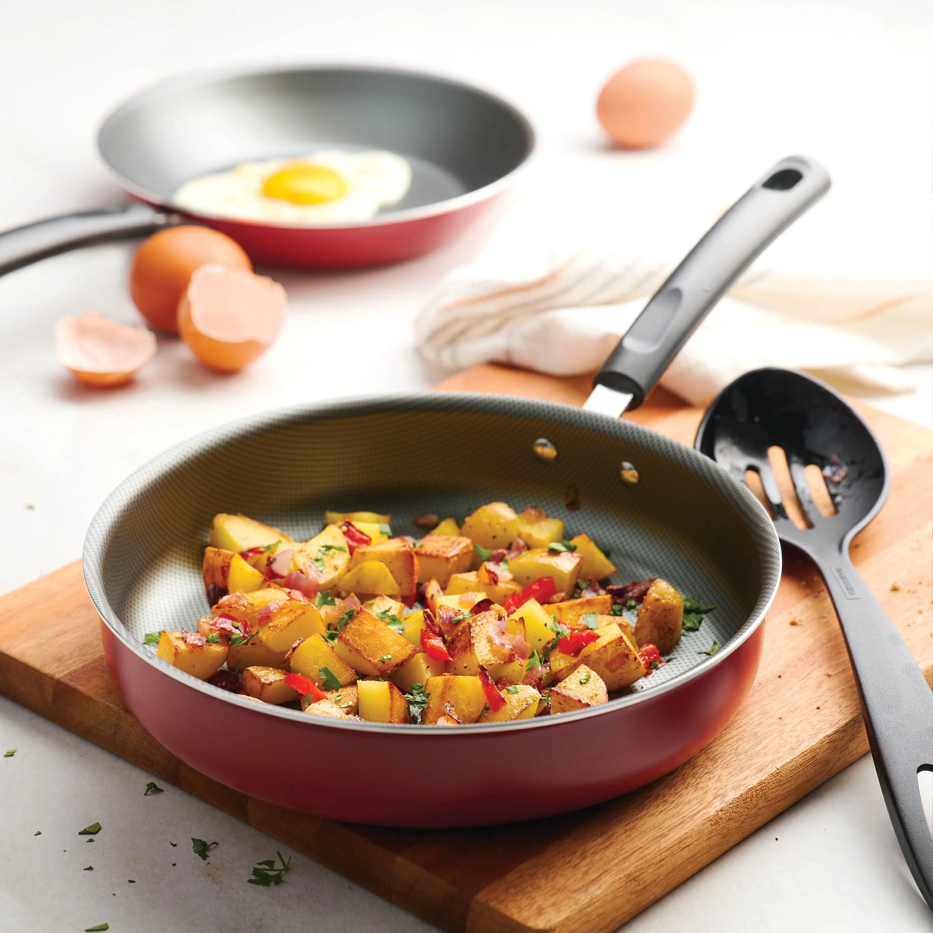 Tramontina Primaware 18 Piece Non-stick Cookware Set, Steel Gray X6646