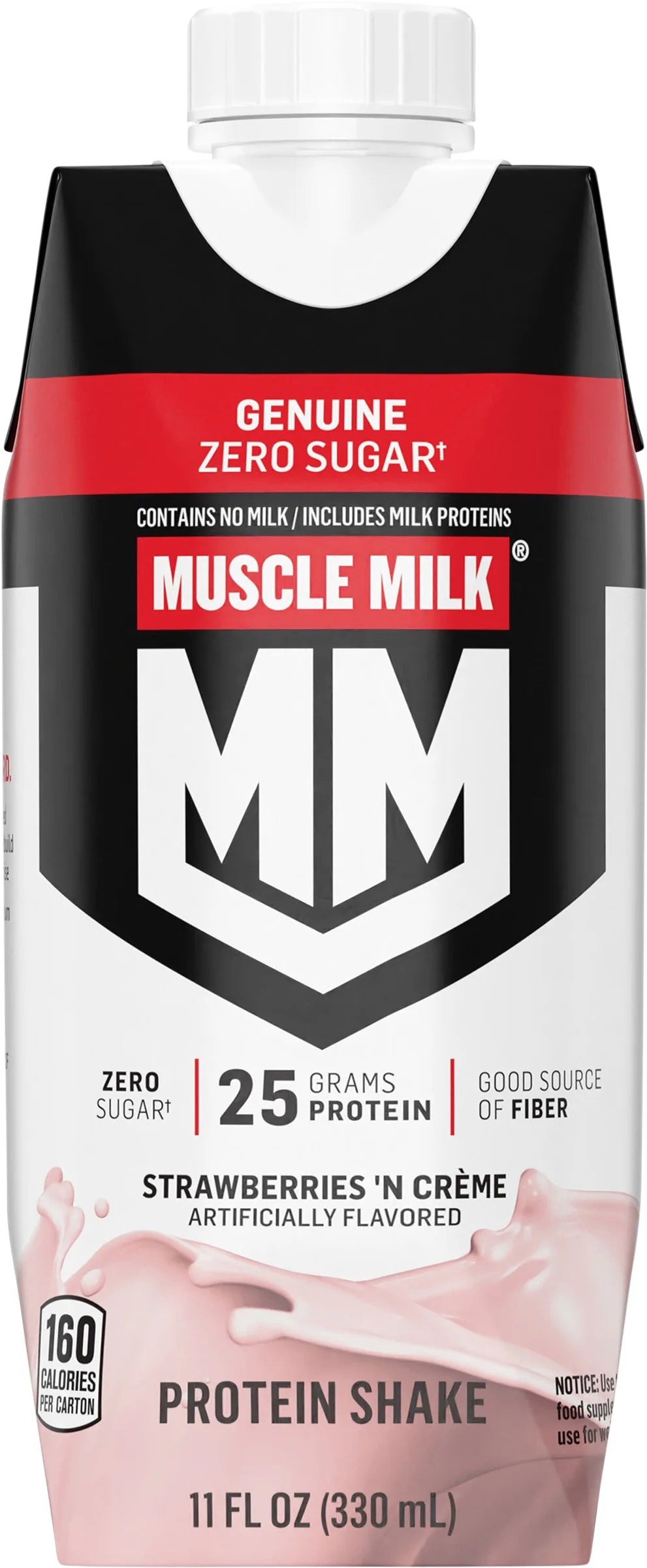 Muscle Milk Genuine Non-Dairy Protein Shake, Chocolate, 11 fl oz, 18 Pack D929